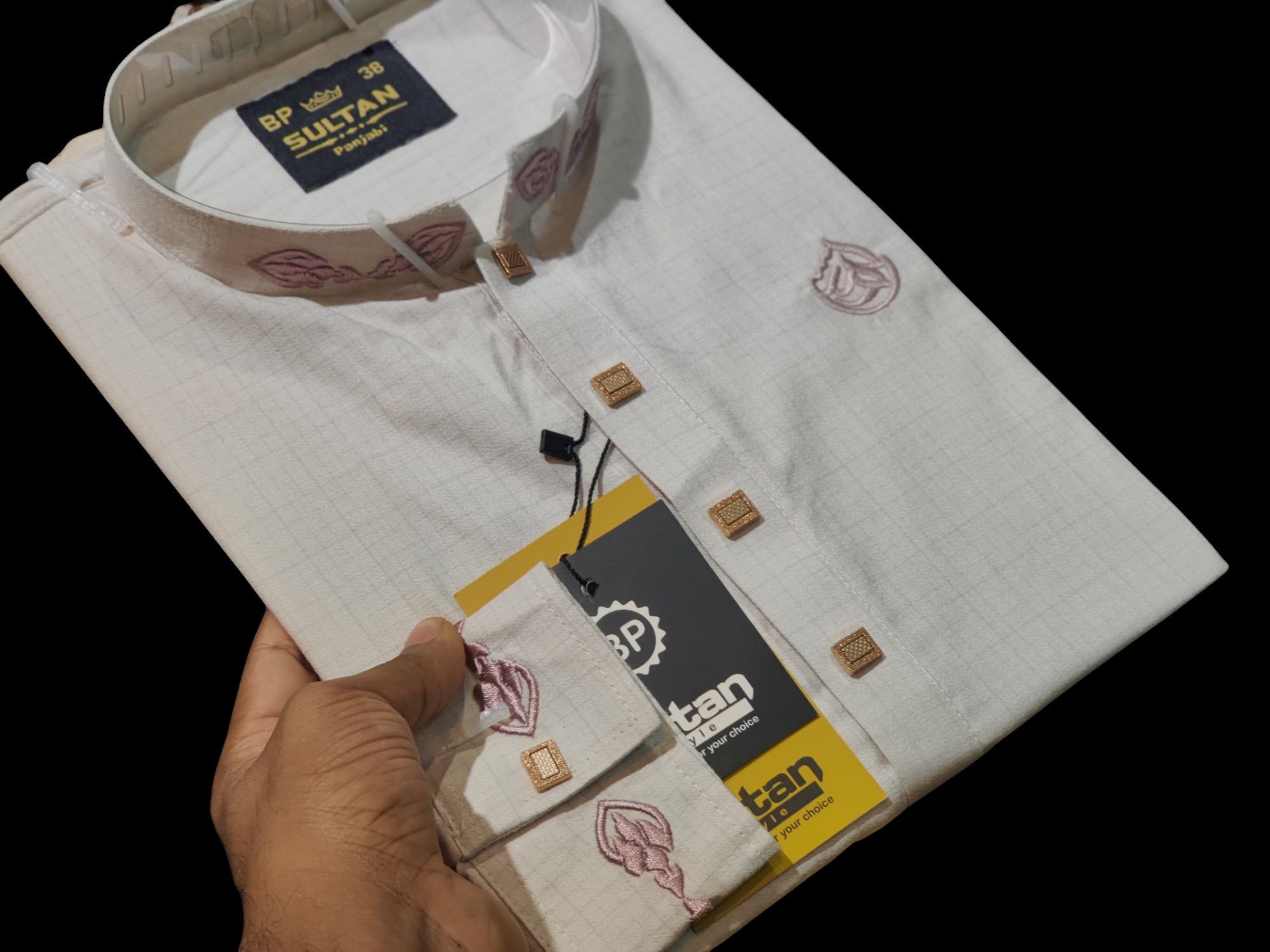 Picture of Super luxury Mens premium quality snap button high quality premium panjabi