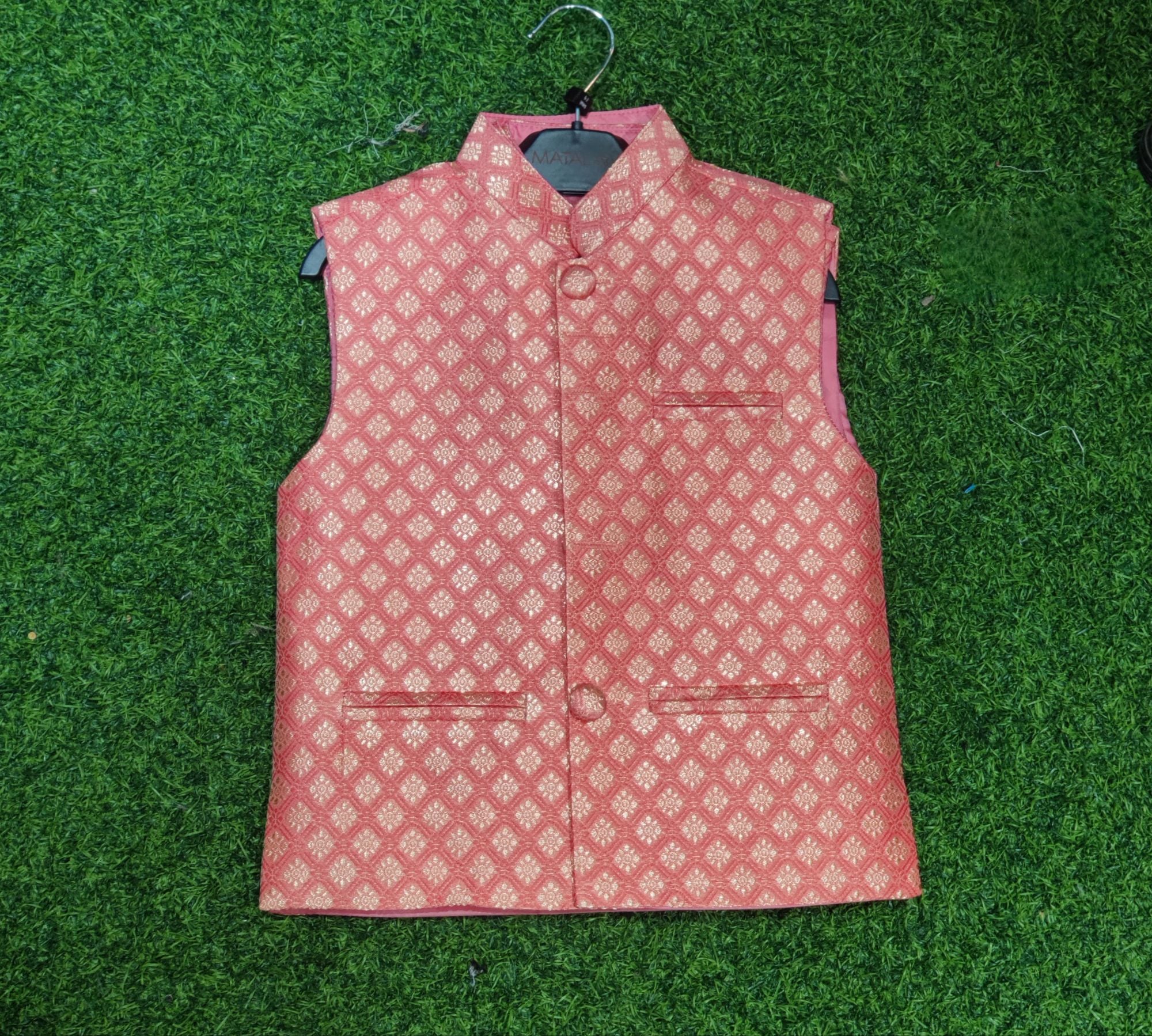 Picture of Boys Indian katan waist coat  premium waist coat(1