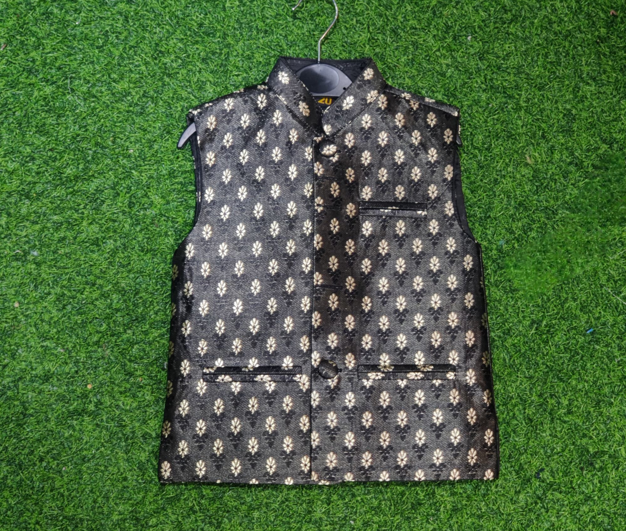 Picture of Boys Indian katan waist coat  premium waist coat(1