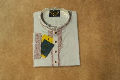 Picture of Mens premium pure cotton solid colour Eid campaign p