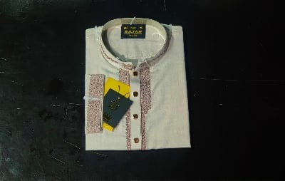 Picture of Mens premium pure cotton solid colour Eid campaign p