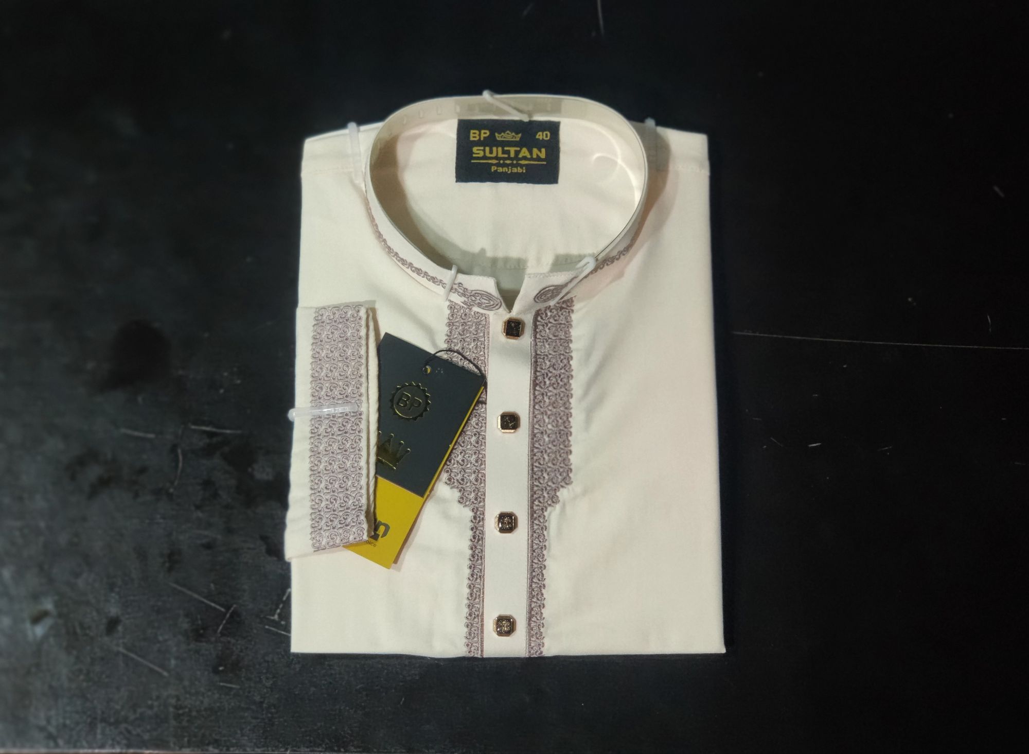 Picture of Mens premium pure cotton solid colour Eid campaign p