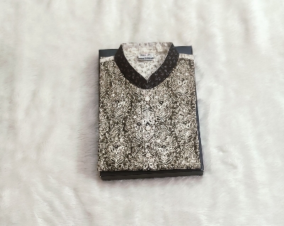 Picture of High quality premium semilong panjabi high quality print panjabi for Smart mens fashion
