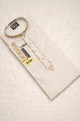 Picture of Pure smart cotton panjabi simple polite desing premium look eid special panjabi for mens
