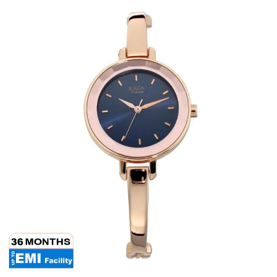 Picture of Titan 2575Wm02 Raga Blue Dial Metal Strap Watch