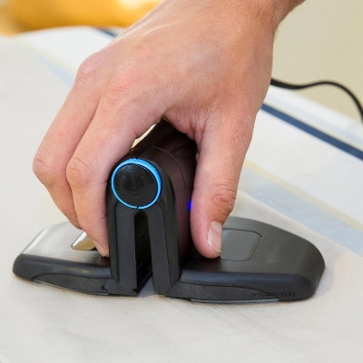 Picture of Folding Portable Iron Compact Touchup and Perfect Foldable Travel Iron Fordable Mini Iron Black
