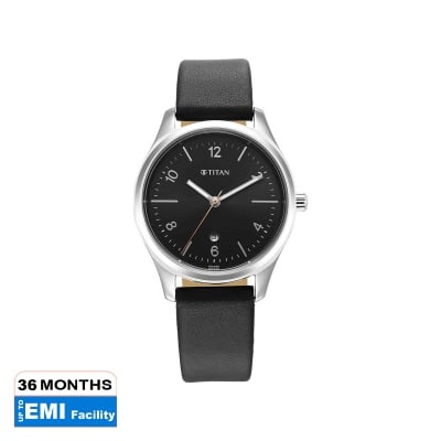 Picture of Urban Anthracite Dial Leather Strap Watch