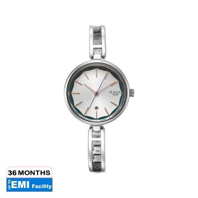 Picture of Titan Raga Viva Silver Dial Metal Strap Watch for Women