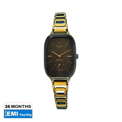 Picture of Titan Raga Chic Quartz Analog Green Dial Green Metal Strap Watch for Women