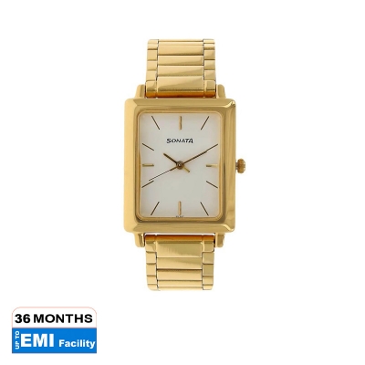 Picture of Sonata White Dial Analog Watch for Men