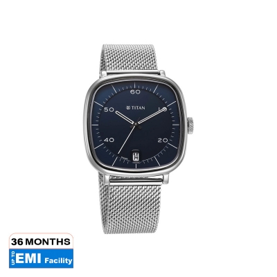 Picture of Titan Neo Curve 1885SM02 Stainless Steel Strap Watch For Men