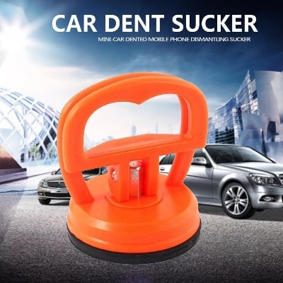 Picture of Car Dent Puller,Dent Removal Kit,2 Pack Car Dent Puller Kit Handle Lifter,Powerful Car Dent Remover,Suction Cup Dent Puller and Paintless Dent Repair Kit for Car Body Dent,Glass,Tiles and Mirror Red
