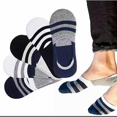 Picture of 03 Pair Premium Quality Brand Loafer Socks for Men Multicolor