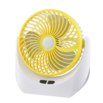 Picture of JY SUPER 1880 Rechargeable Portable USB Fan with LED Light Multicolor