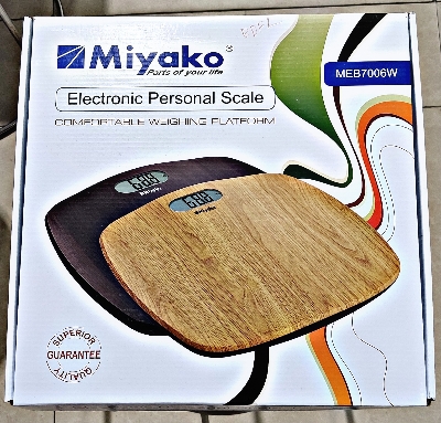 Picture of Miyako MEB 7006W Digital Electronic personal Weight Scale - Fitness Mart - weight machine