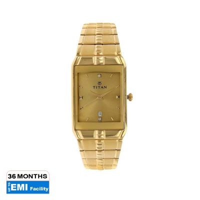 Picture of Titan Gold Dial Analog Watch for Men