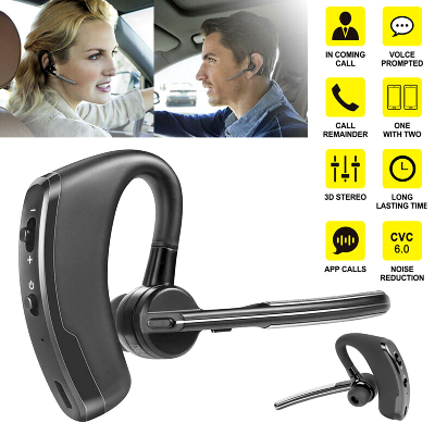 Picture of Stereo Wireless Bluetooth Headphones with Deep Bass & HD Sound Black