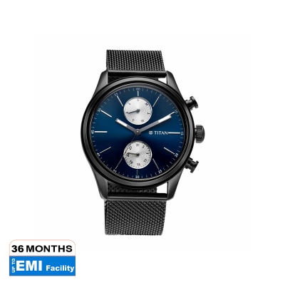 Picture of Elmnt Midnight Blue Dial Stainless Steel Strap Watch