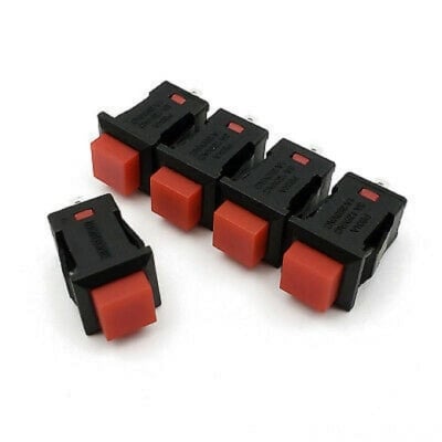 Picture of Push Switch 2pin, Red- 5pcs (Red)