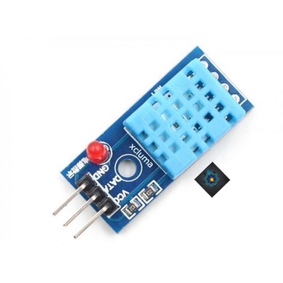 Picture of DHT11 Temperature and Relative Humidity Sensor Module (Multicolor)