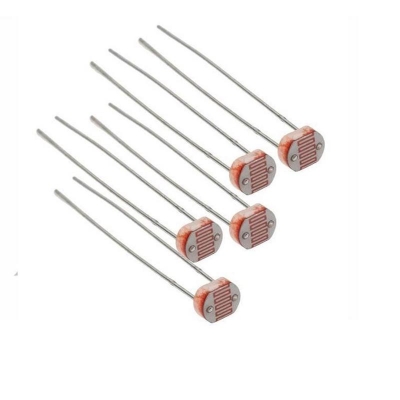 Picture of 10 Pieces of Light Dependent Resistors (LDR) (Red)