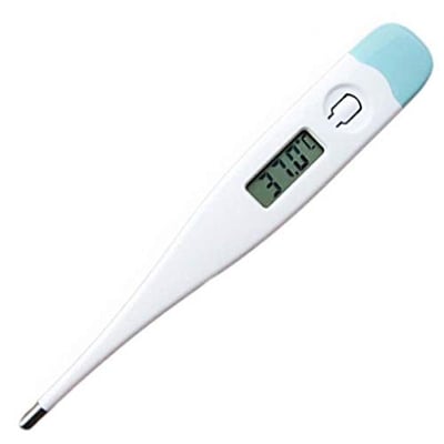 Picture of Medical Digital Oral Thermometer For Kids And Adults - 10 Sec Fast And Accurate Reading (White) T12, Made in China