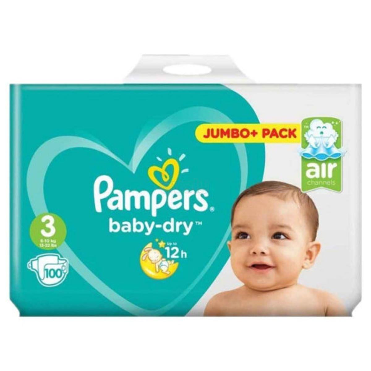Picture of Pampers Baby Dry Size 3 belt 6-10 kg- 100 pcs (UK)