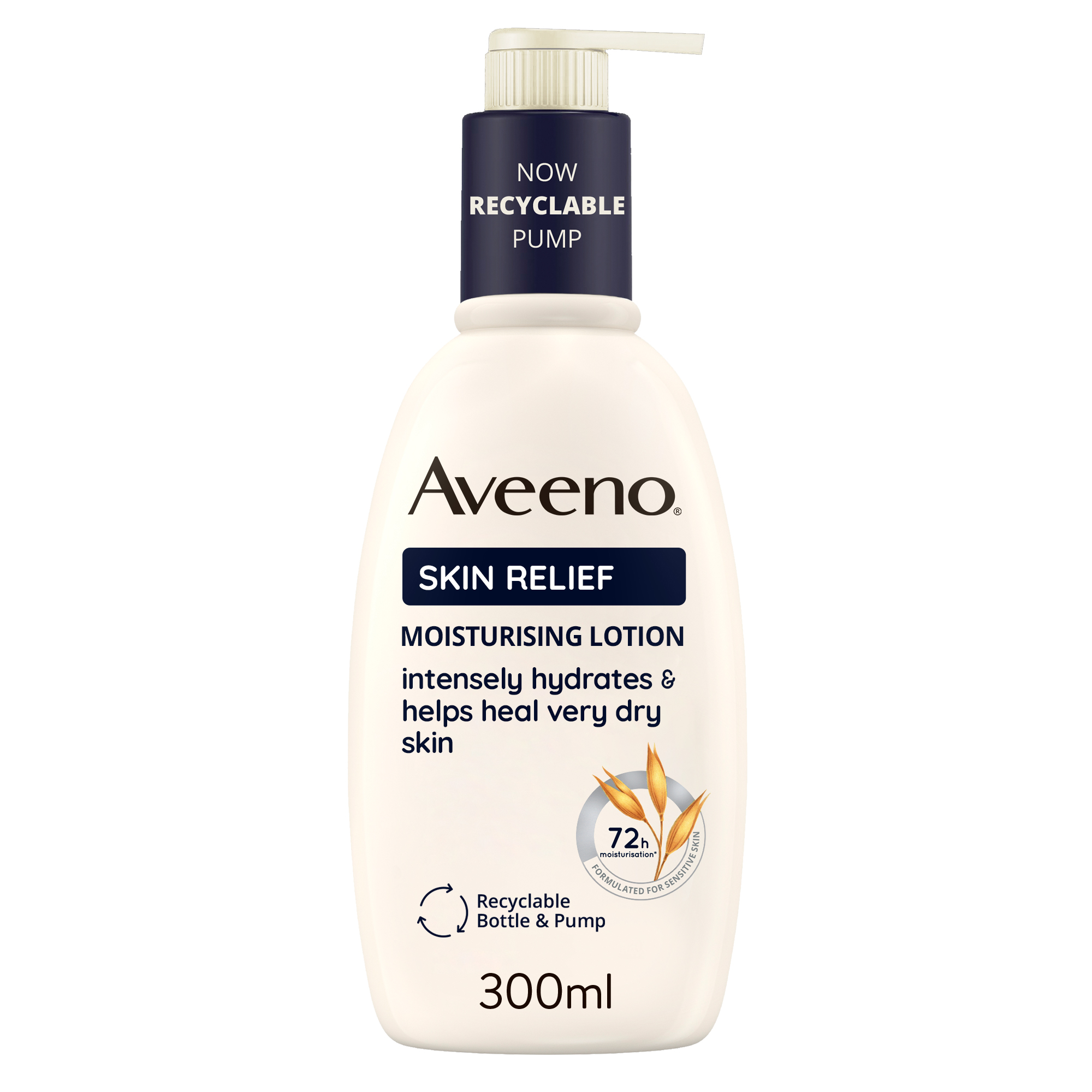 Picture of Aveeno Skin Relief Moisturising Lotion For Itchy Dry Skin AVEENO, Made in UK