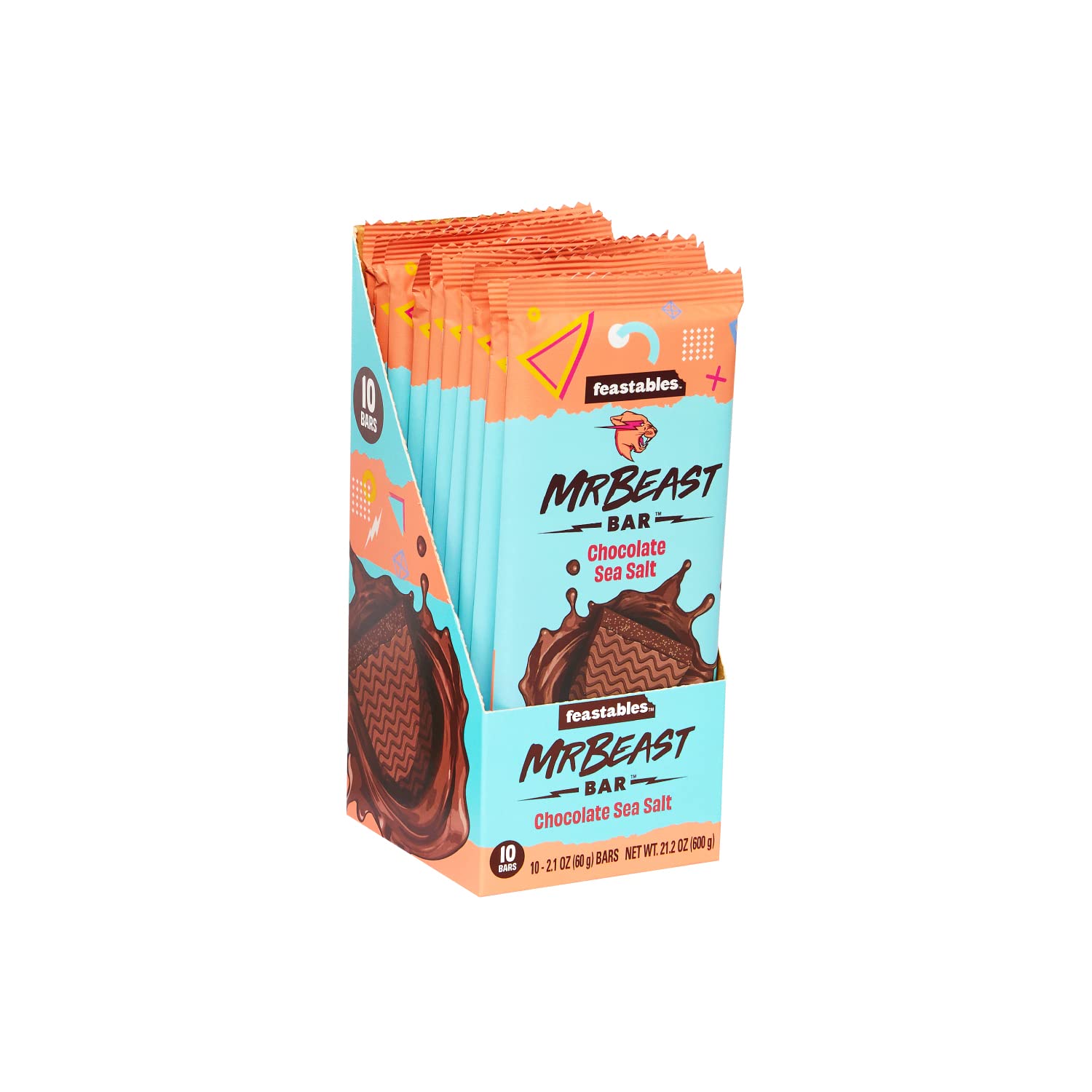 Picture of Feastables MrBeast Chocolate Sea Salt Bars