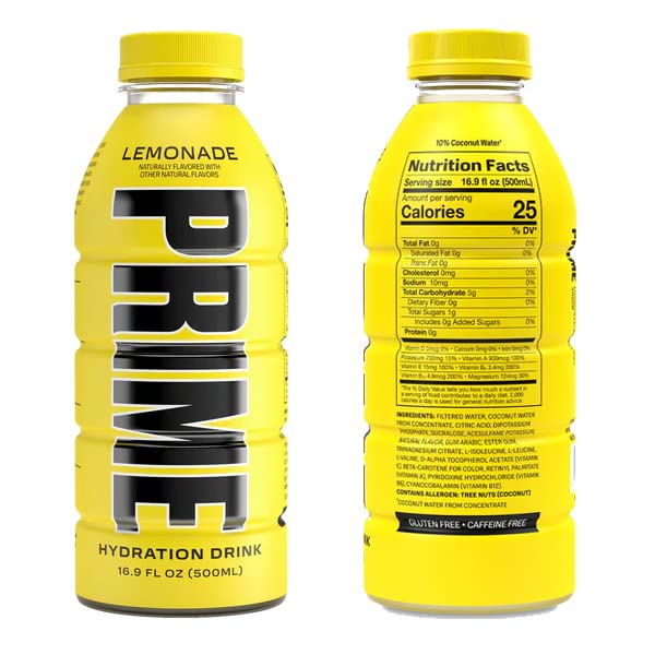 Picture of Prime Hydration Lemonade Flavor Drink 500ml