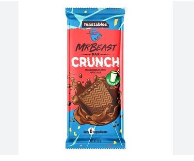 Picture of Mr Beast Feastables Bar Crunch Chocolate, UK