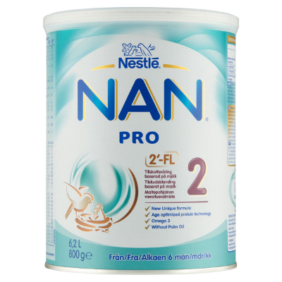 Picture of NAN 2 PRO Formula Baby Milk (From 6 to 12 Months) 800gm, Made in Switzerland