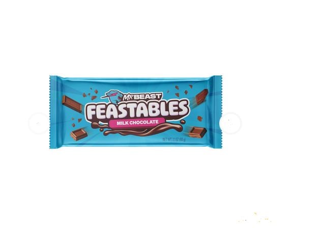 Picture of Feastables Mr Beast Milk Crunch Chocolate Bar 60g, Made in USA