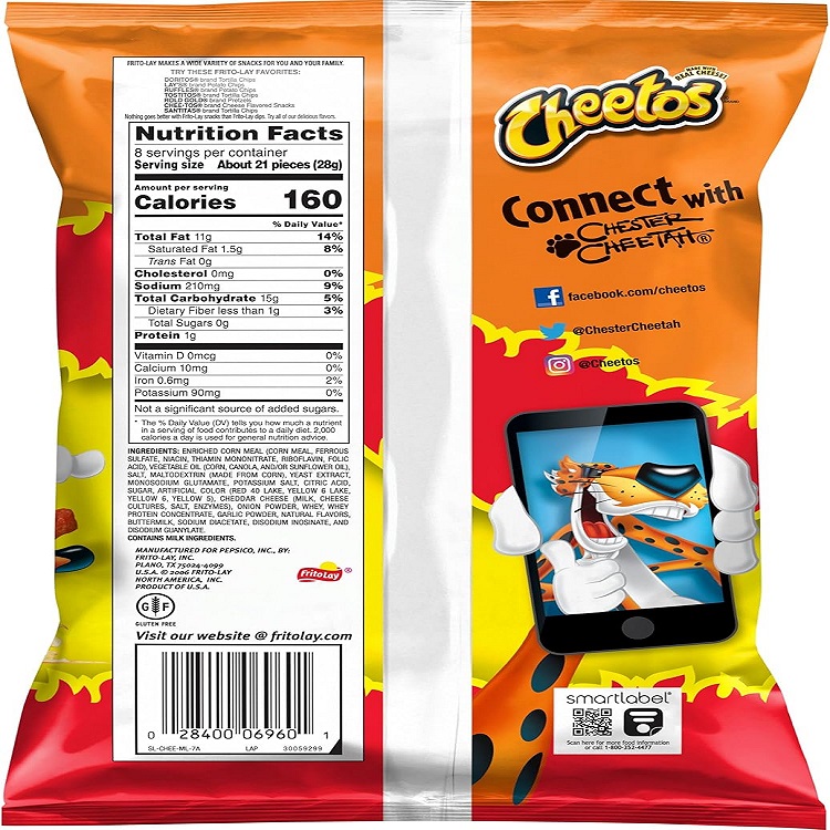 Picture of Cheetos Crunchy Chips 227g, Made in USA