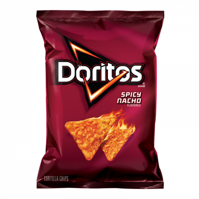 Picture of Doritos Spicy Nacho Cheese Corn Chips 198g, Made in USA