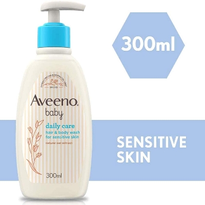 Picture of Aveeno Baby Daily Care Hair & Body Wash 400 ML, Made in UK