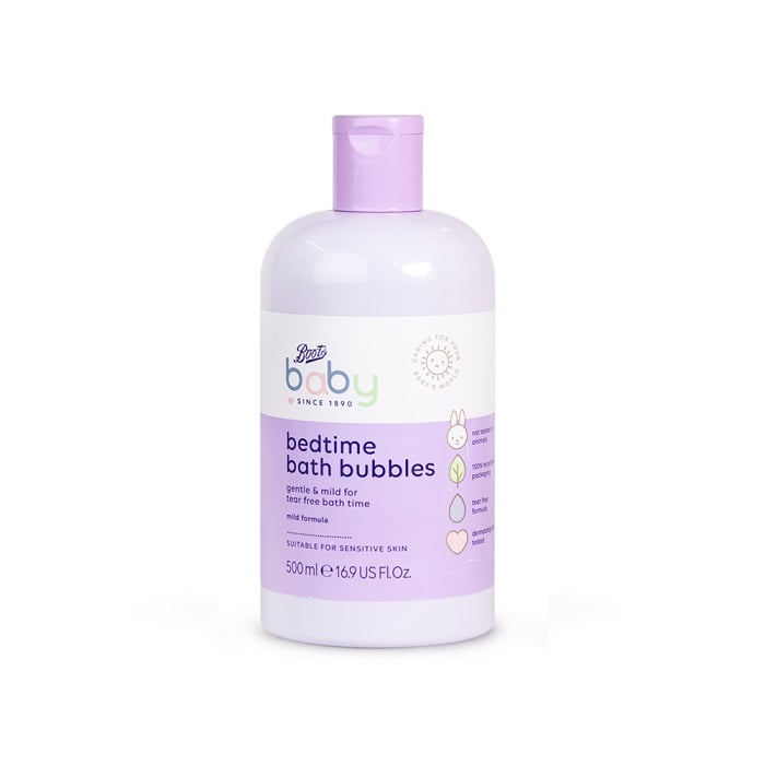 Picture of Boots Baby Bath bubbles 500ml, Made in UK