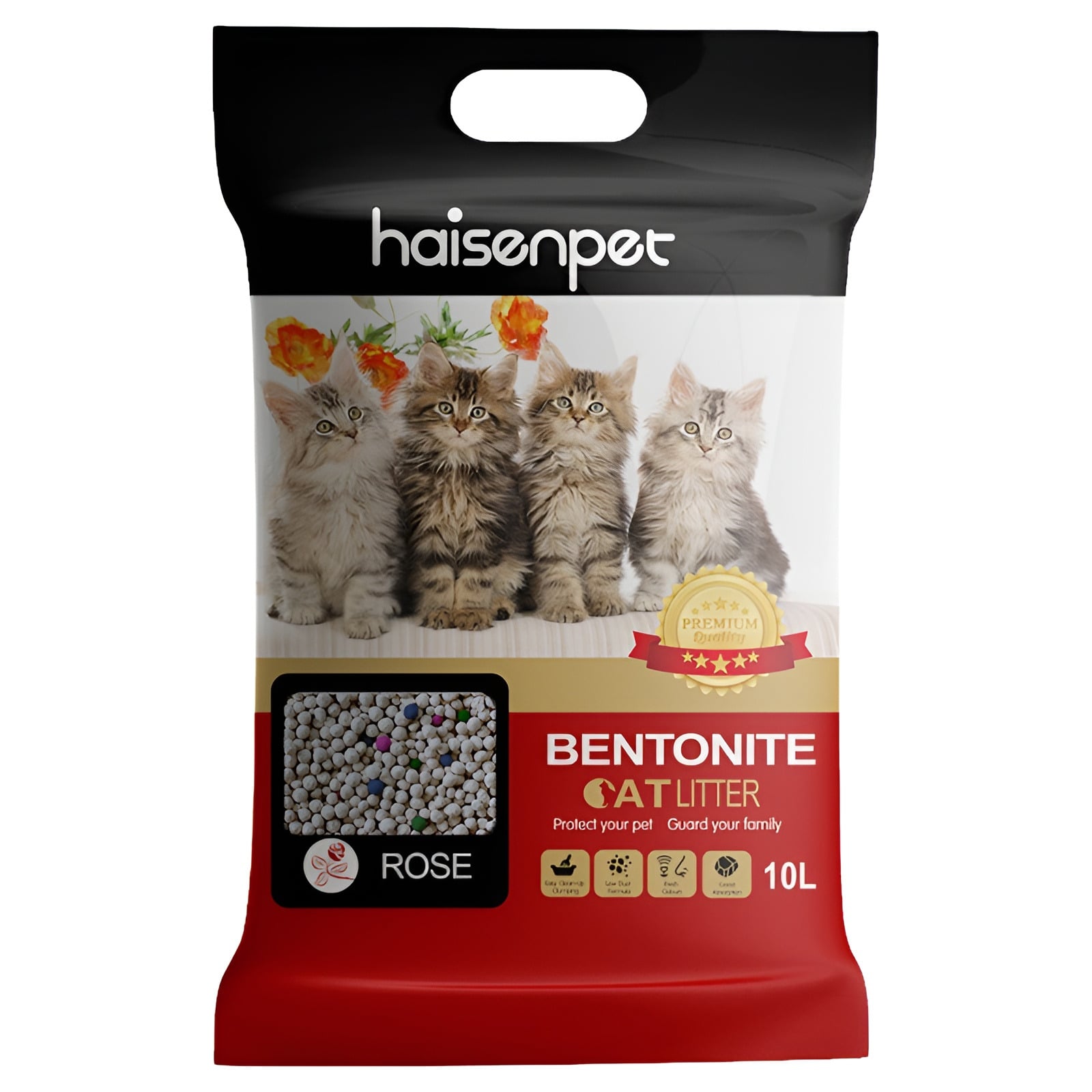 Picture of Haisenpet 10L Cat Litter Rose Flavour, Made in China