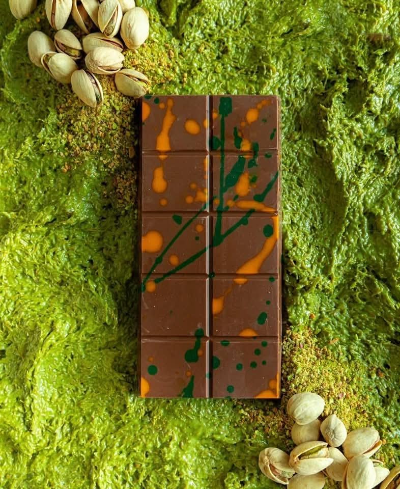 Picture of Fix Dessert Chocolatier Kunafa Luxury Dubai Chocolate Bar 200g