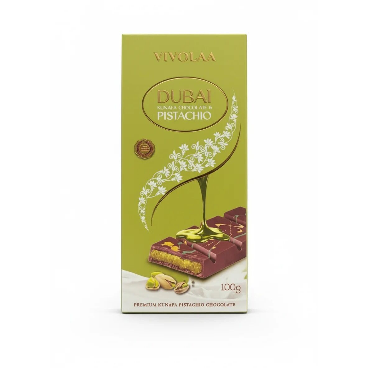 Picture of Dubai Kunafa Chocolate Pistachio 100gm Wholesale Express BD