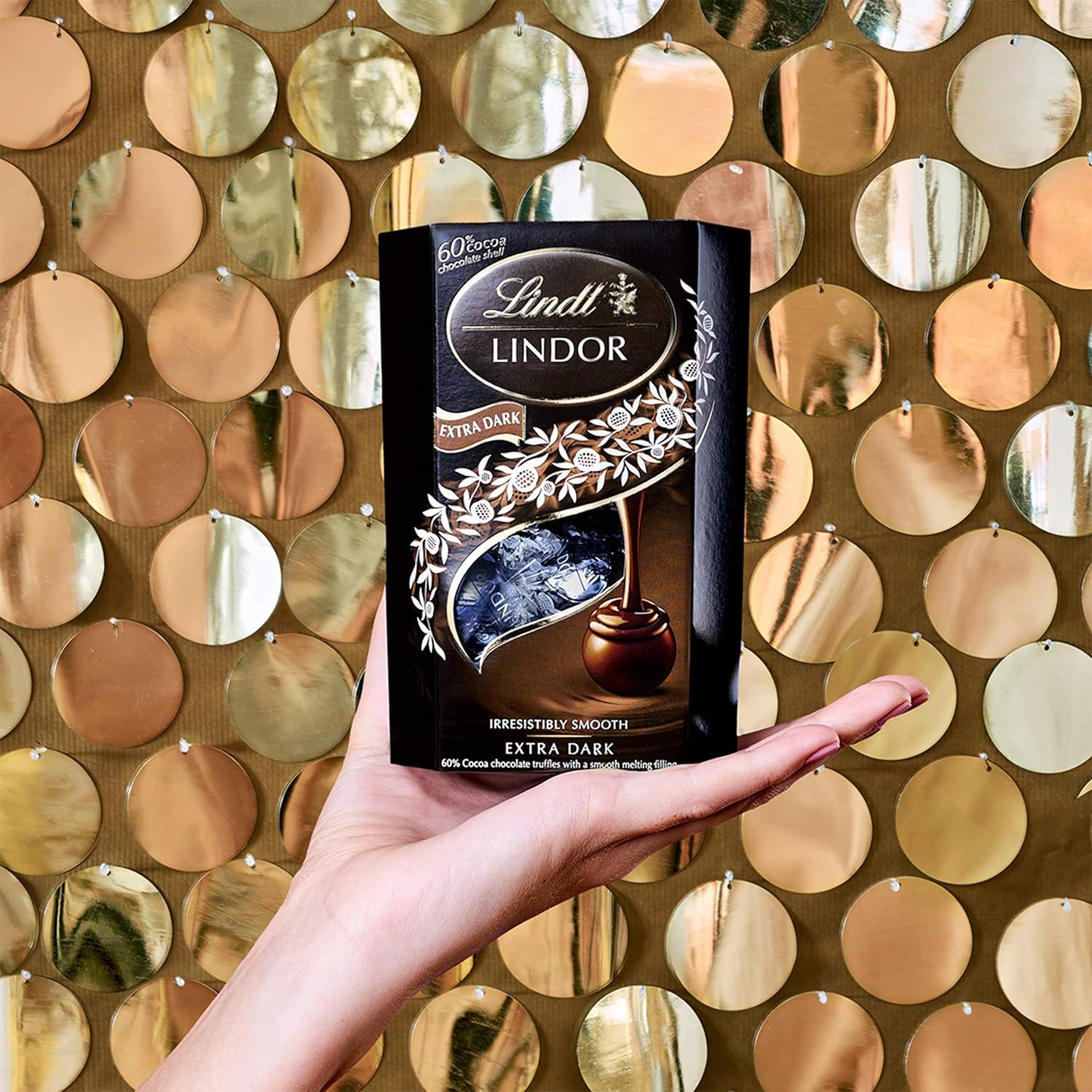 Picture of Lindt Lindor Extra Dark Chocolate Truffles Box 200gm Wholesale Express BD