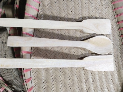 Picture of wooden Spoon New design Handmade Wooden 3 Set Wooden Spoon