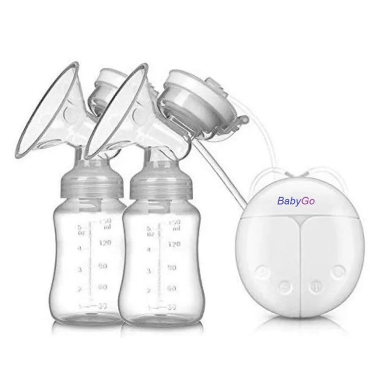 Picture of Electric BPA-Free Double Breast Pump Machine |  Portable Breast Pump with 2 Bottles