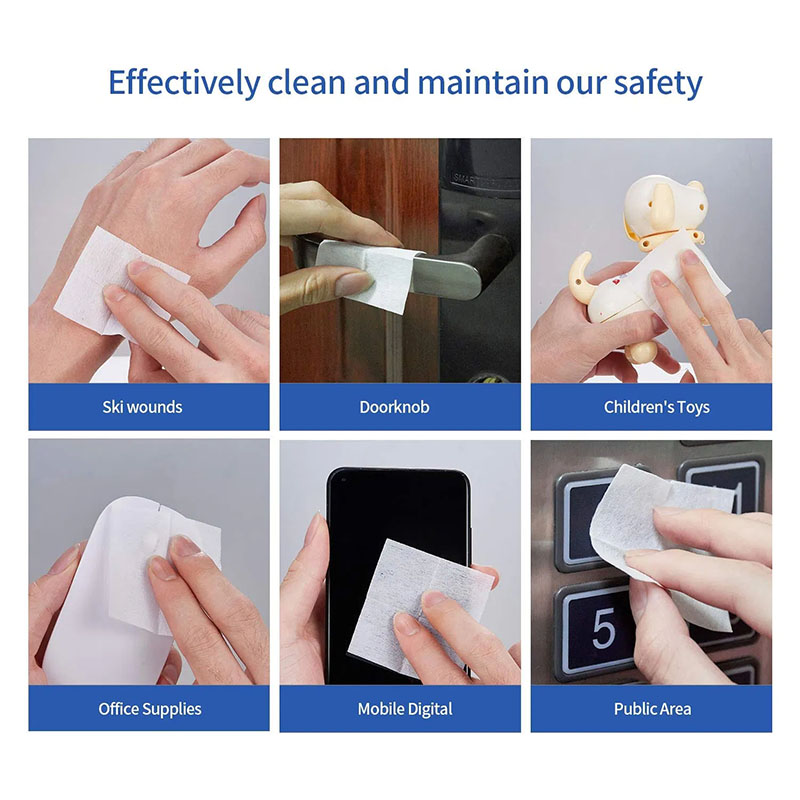 Picture of Alcohol Swab / Pad (100 Pieces) – For Mobile, Laptop, Nail Cleaning, Before injections & Multi-Purpose Use