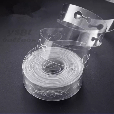 Picture of Balloons garland chain, balloon chain, balloon tape - White