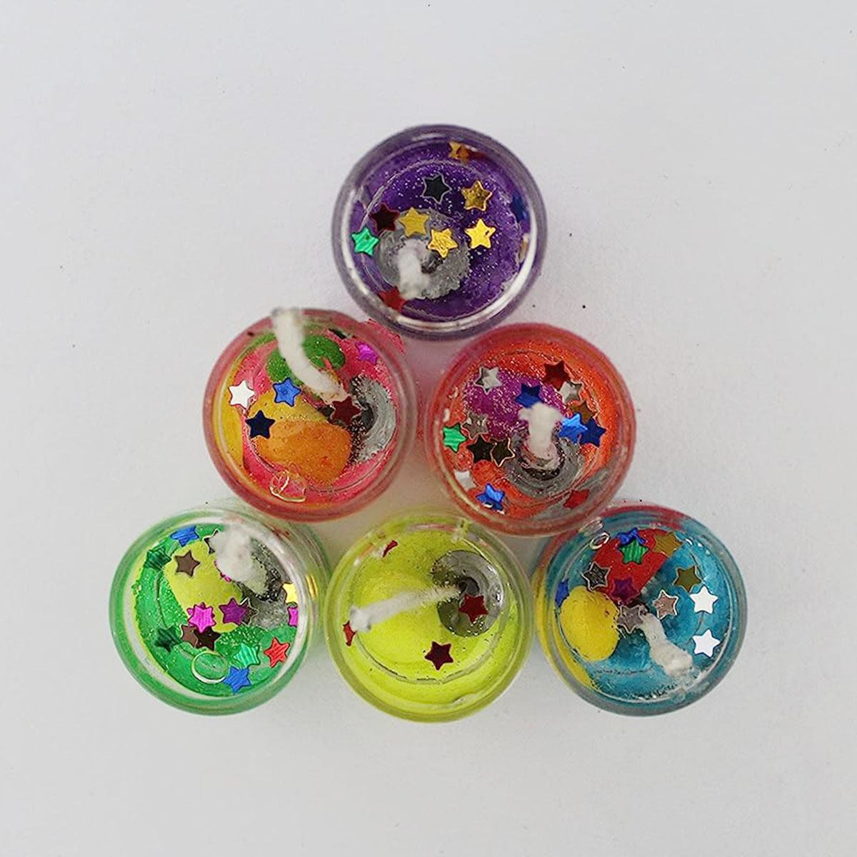 Picture of Gel candle/Jelly Candle Multicolor-Pieces/Romantic Jelly Candle Multicolor for home decoration - Multicolor