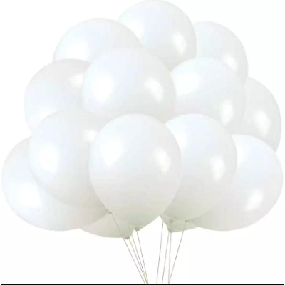 Picture of White balloon/white monty balloon-20pc/Monty balloon-20pc - White