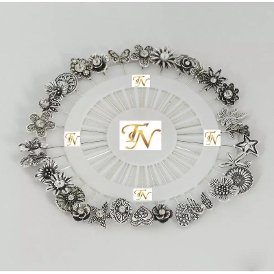 Picture of Steel Hijab Pin-5pc/silver hijab pin/stainless steel Hijab Pin-5pc for Women - Silver