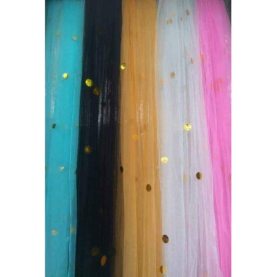 Picture of Decoration Back Dot Tissue Curtain/Net background/Fabric tissue background for party