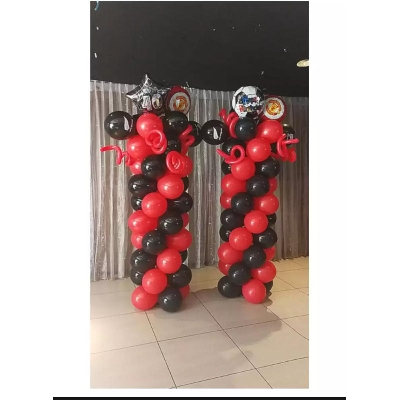 Picture of Black and red balloon 50pc/Monty black and red balloon 50pc/indian balloon 50lc - Black